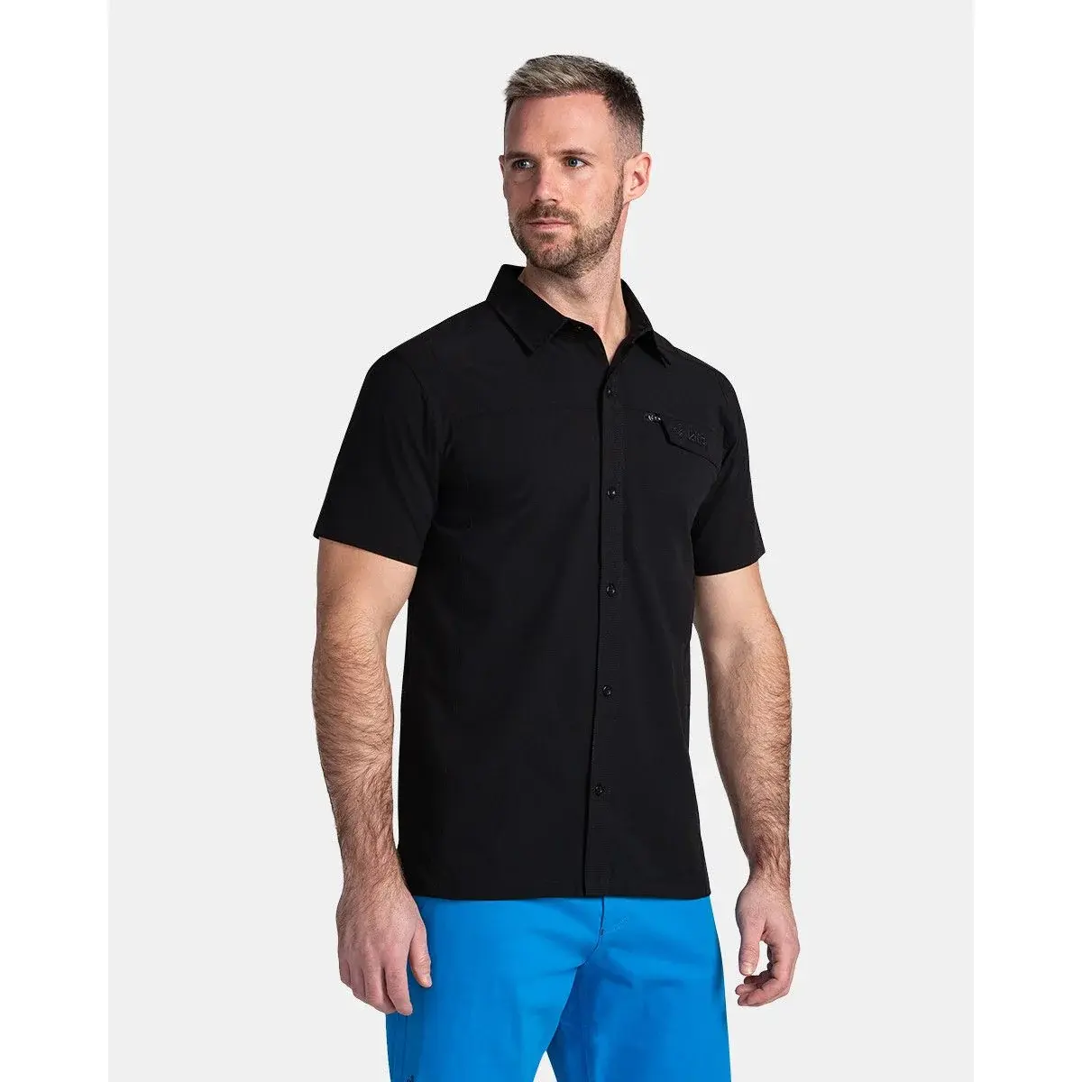 Pánska outdoorová košeľa Kilpi Bombay-M BLK