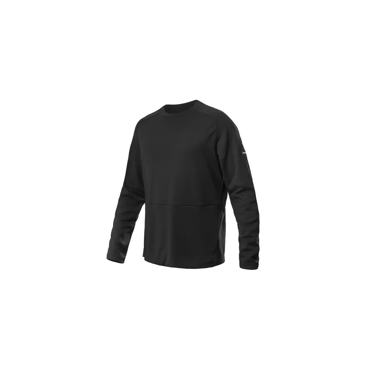 Sensor Pánska merino mikina Sensor Upper Traveller čierna