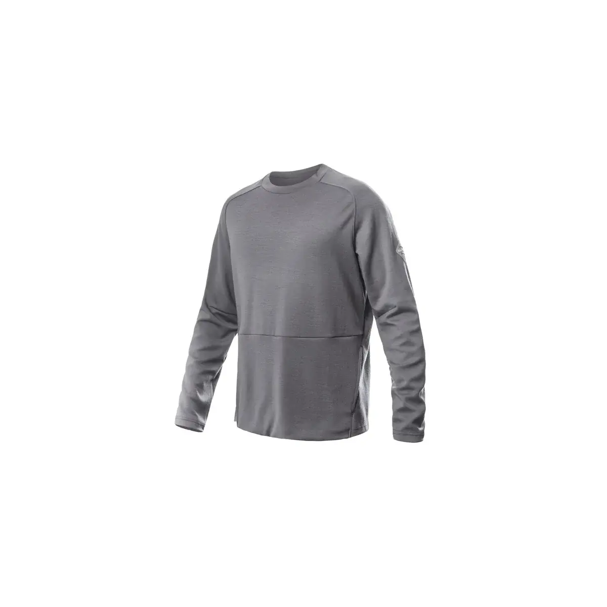 Sensor Pánska merino mikina Sensor Upper Traveller sivá