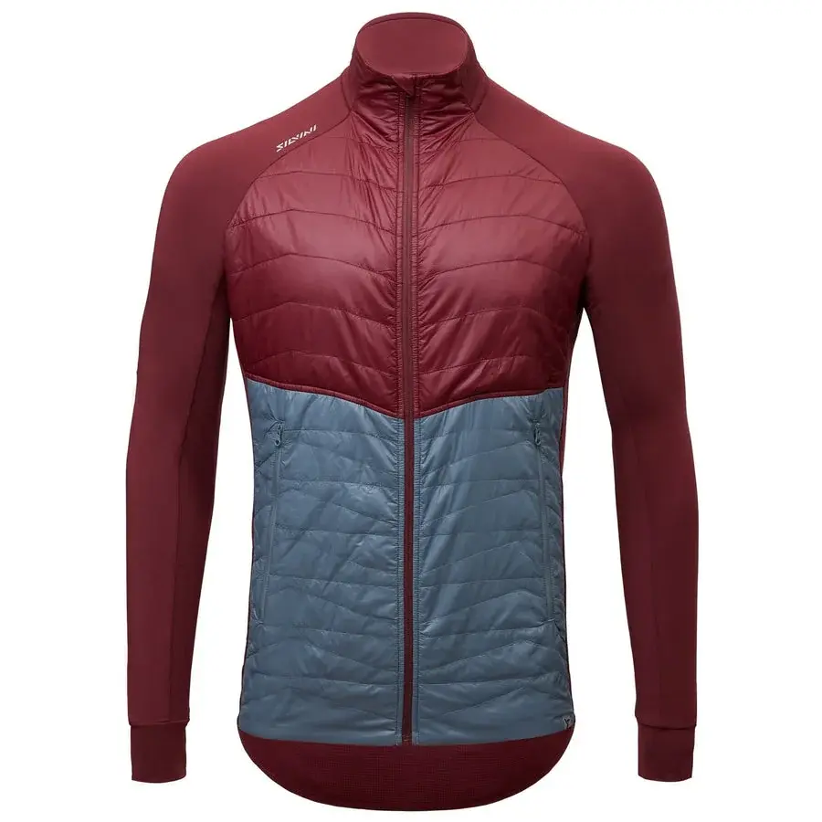 Pánska mikina Silvini Grado merlot-charcoal
