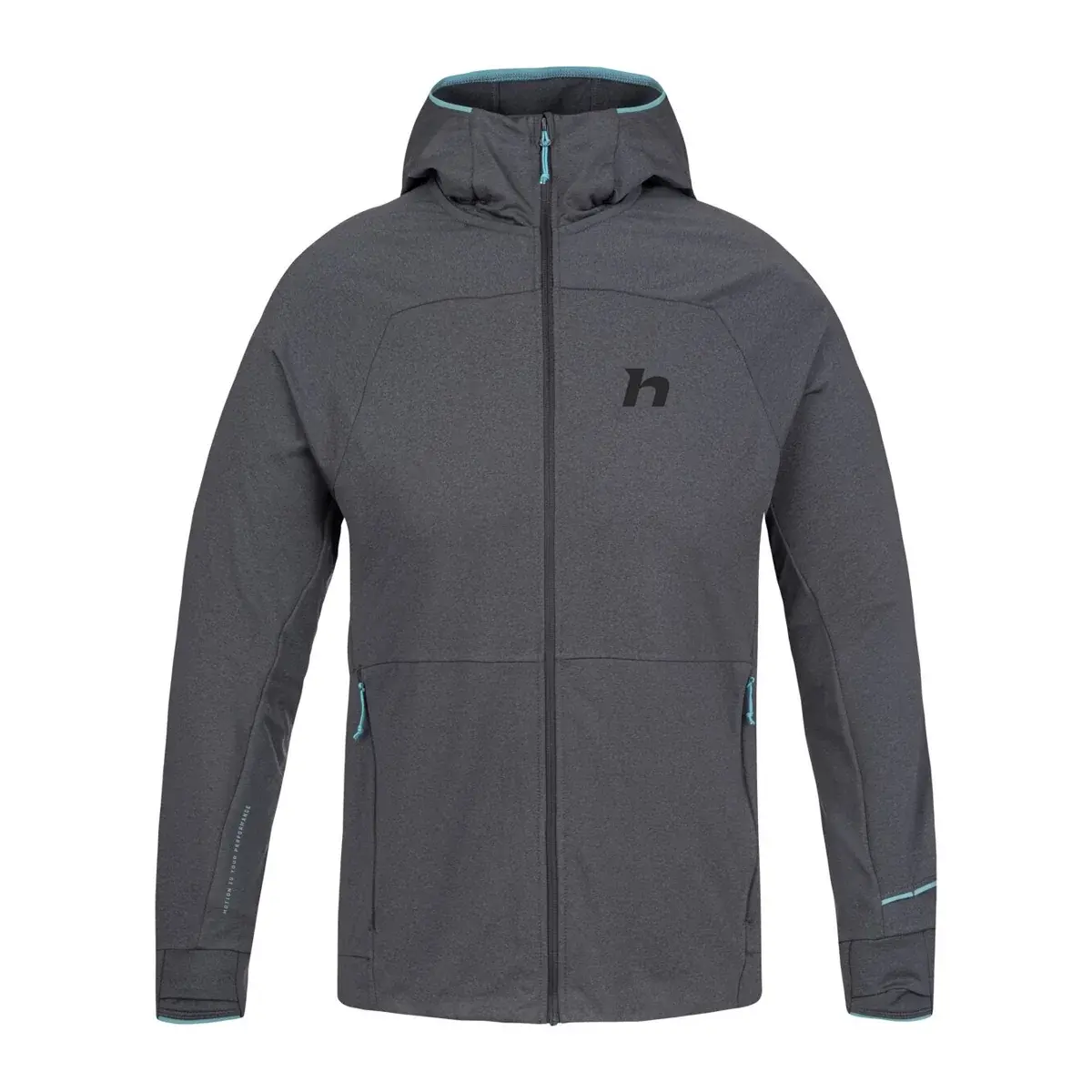 Hannah Pánska mikina Hannah Ethan Hoody anthracite mel