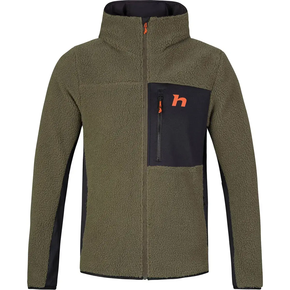 Hannah Pánska mikina Hannah Kodiak Hoody ivy green/anthracite