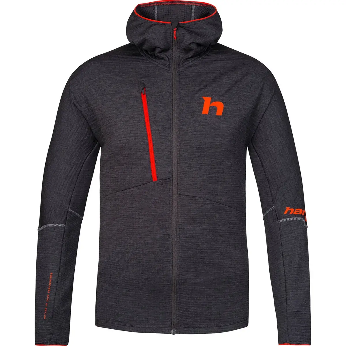 Pánska mikina Hannah Niro Hoody anthracite mel