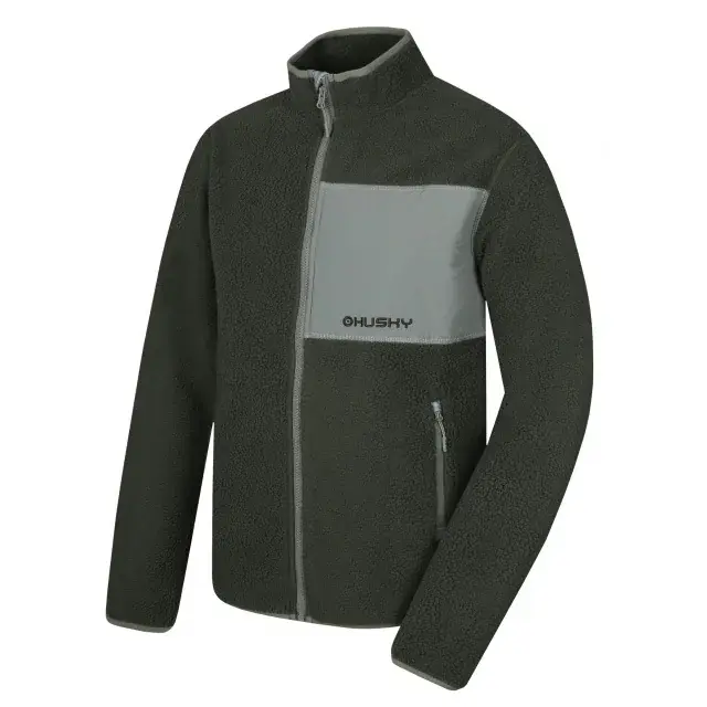 Husky Pánska mikina Husky Addy zips M faded green