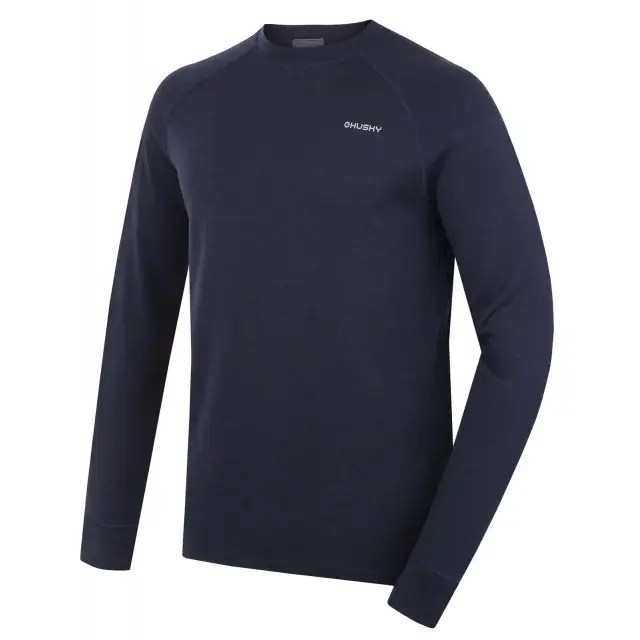 Pánska merino mikina Husky Aron M dk. blue