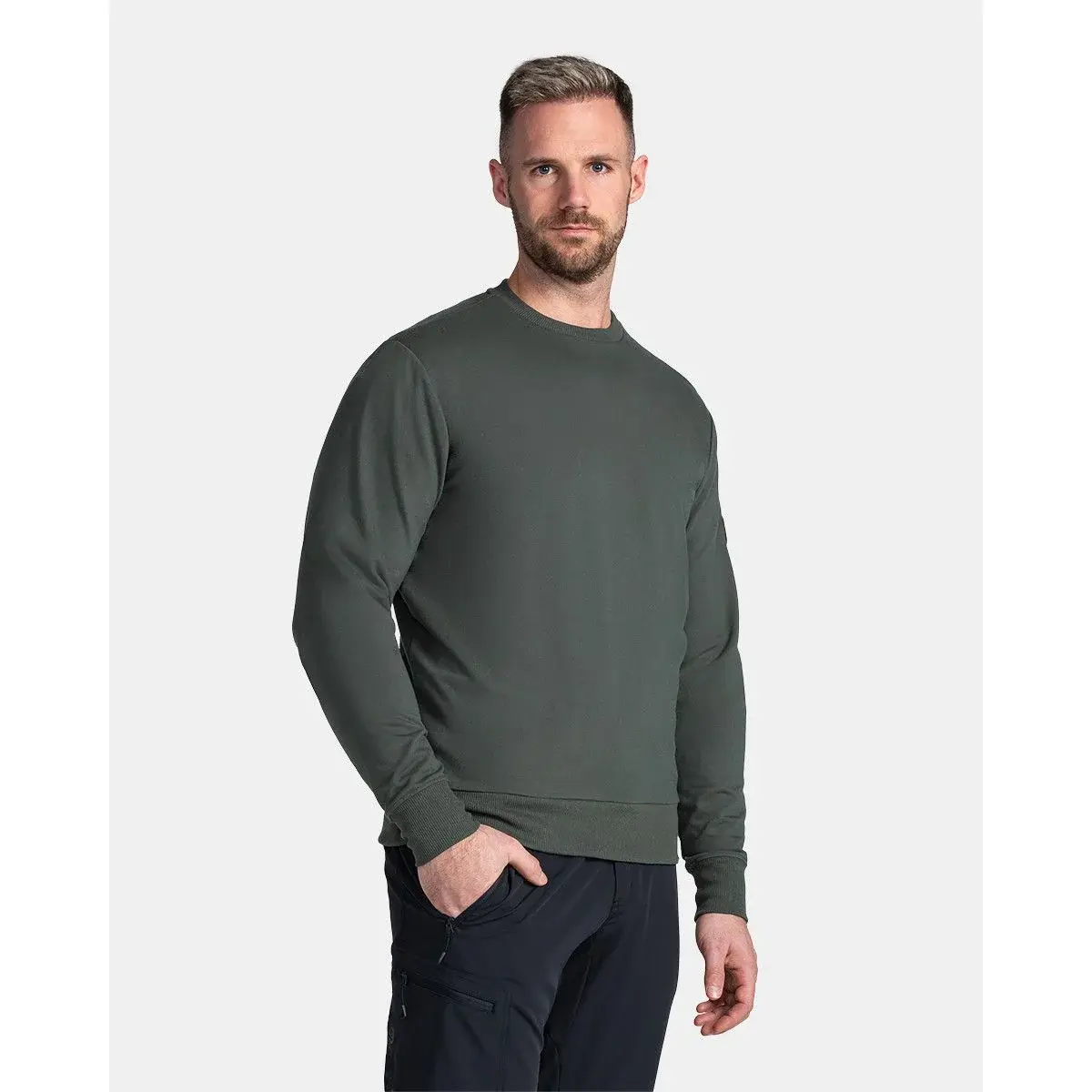 Kilpi Pánska crewneck mikina Kilpi Oiran-M DGN