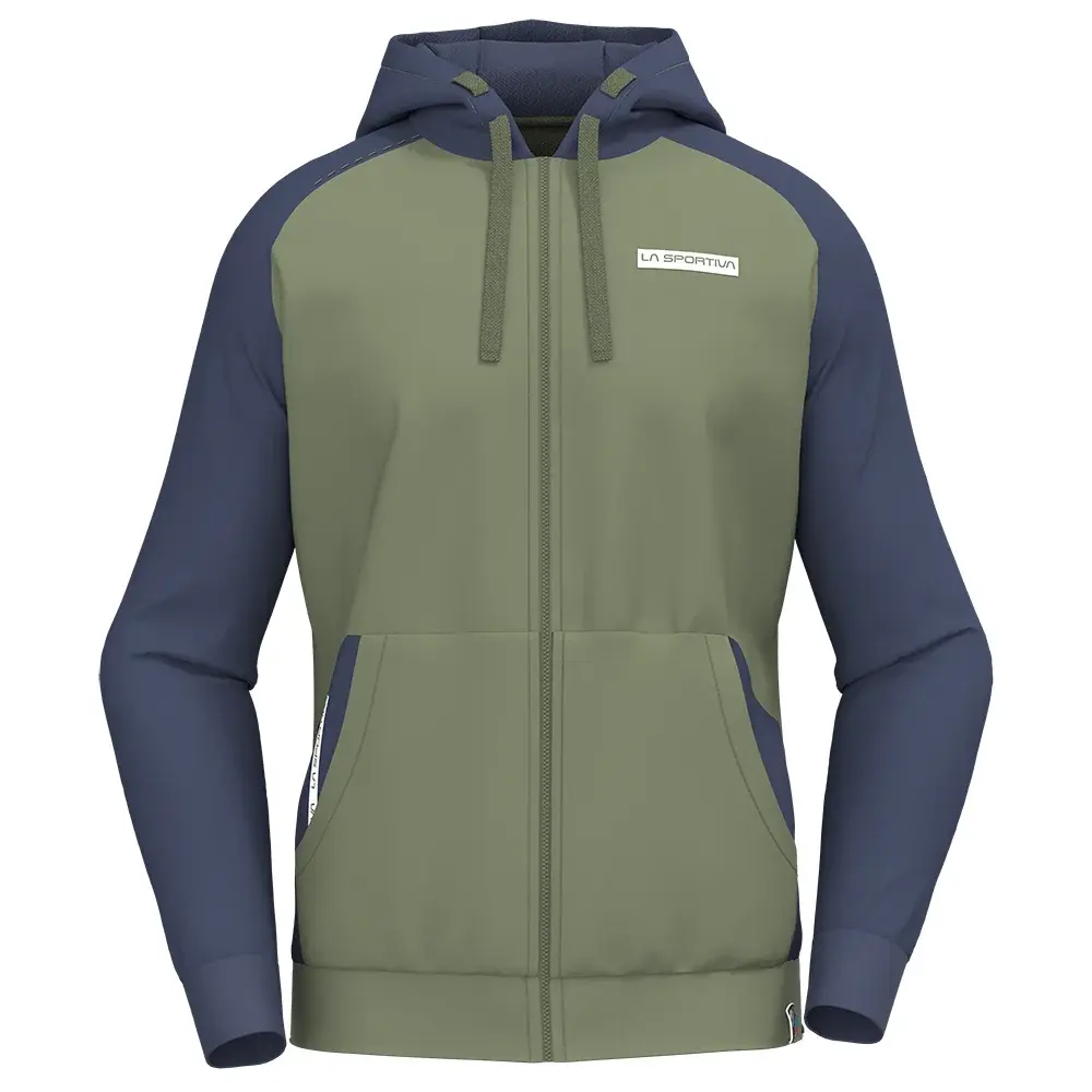 La Sportiva Pánska mikina La Sportiva KAOS HOODY cypress/night sky
