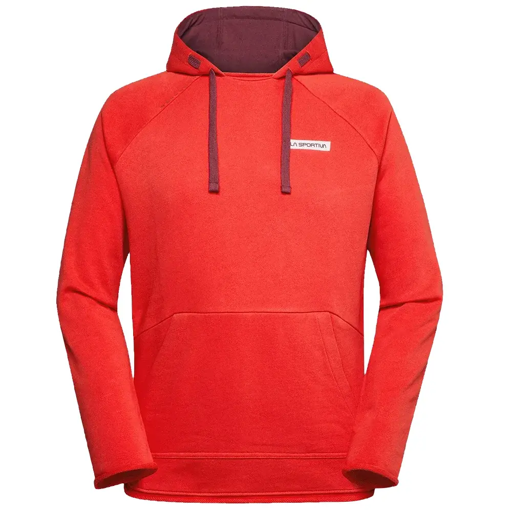 La Sportiva Pánska mikina La Sportiva TELENDOS HOODY mountain red