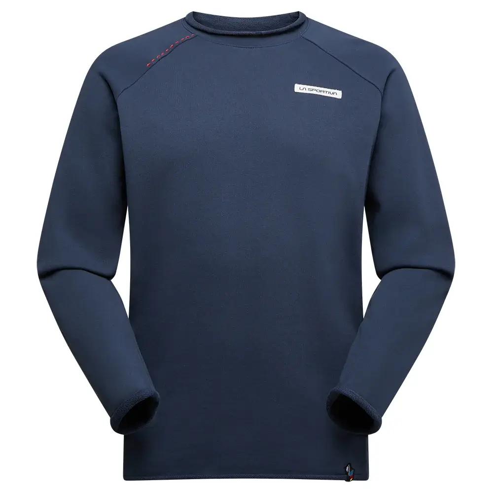 La Sportiva Pánska mikina La Sportiva TUFA SWEATER night sky/mountain red