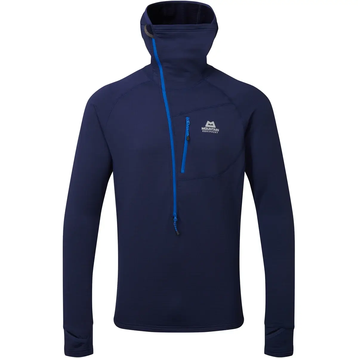 Mountain Equipment Pánska fleecová mikina Mountain Equipment Eclipse Hooded Zip T Medieval Blue