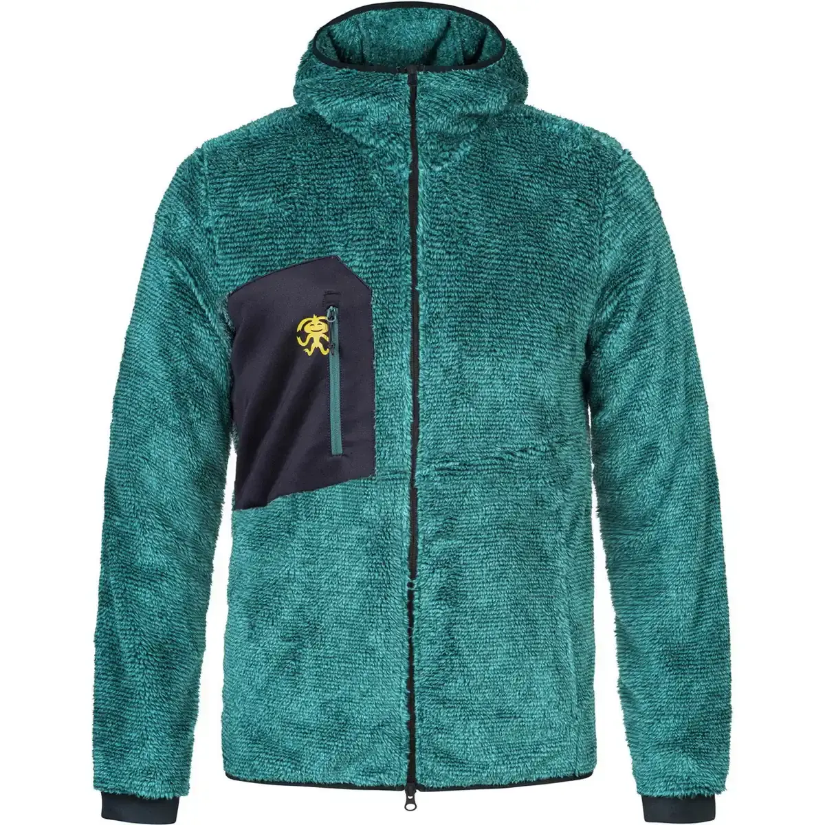 Pánska fleecová mikina Rafiki Hulk teal green