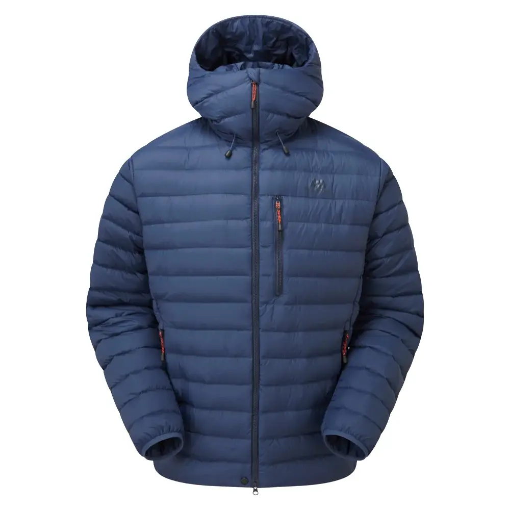 Mountain Equipment Pánska páperová bunda Mountain Equipment Earthrise Hooded Jacket dusk