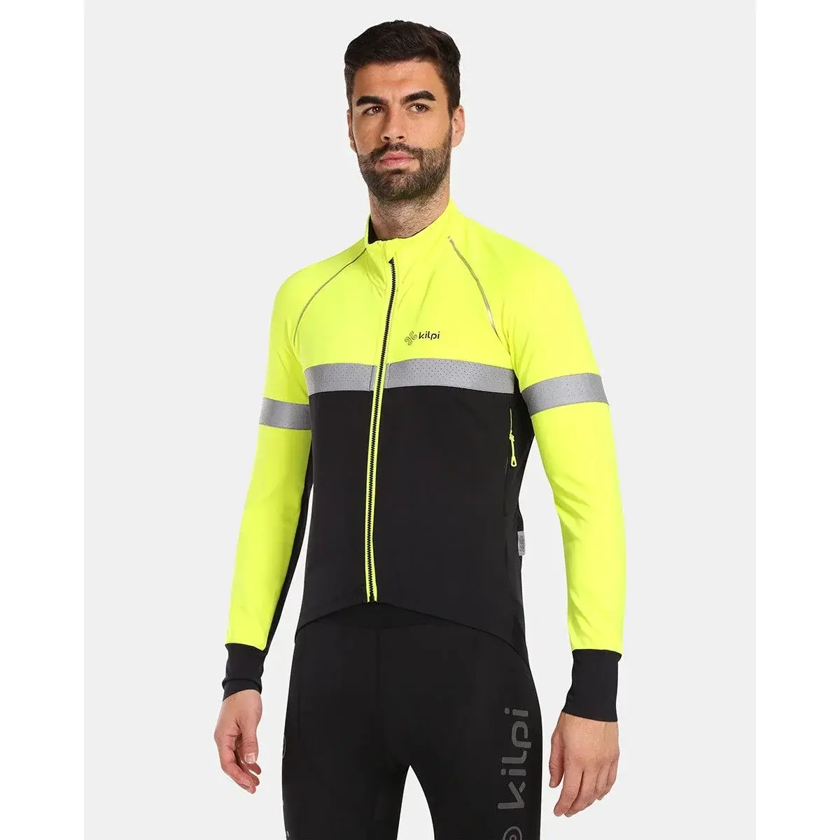 Kilpi Pánska softshellová cyklistická bunda Kilpi NERETO-M YEL