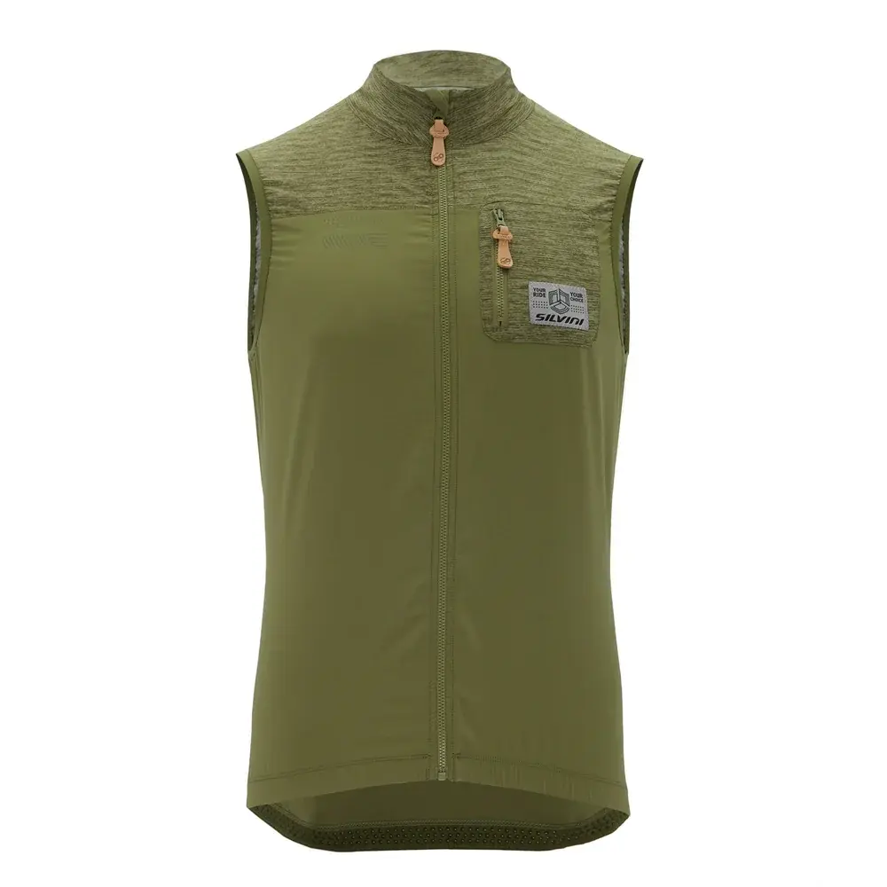 Silvini Pánska vesta Silvini Cairo MJ2217 olive