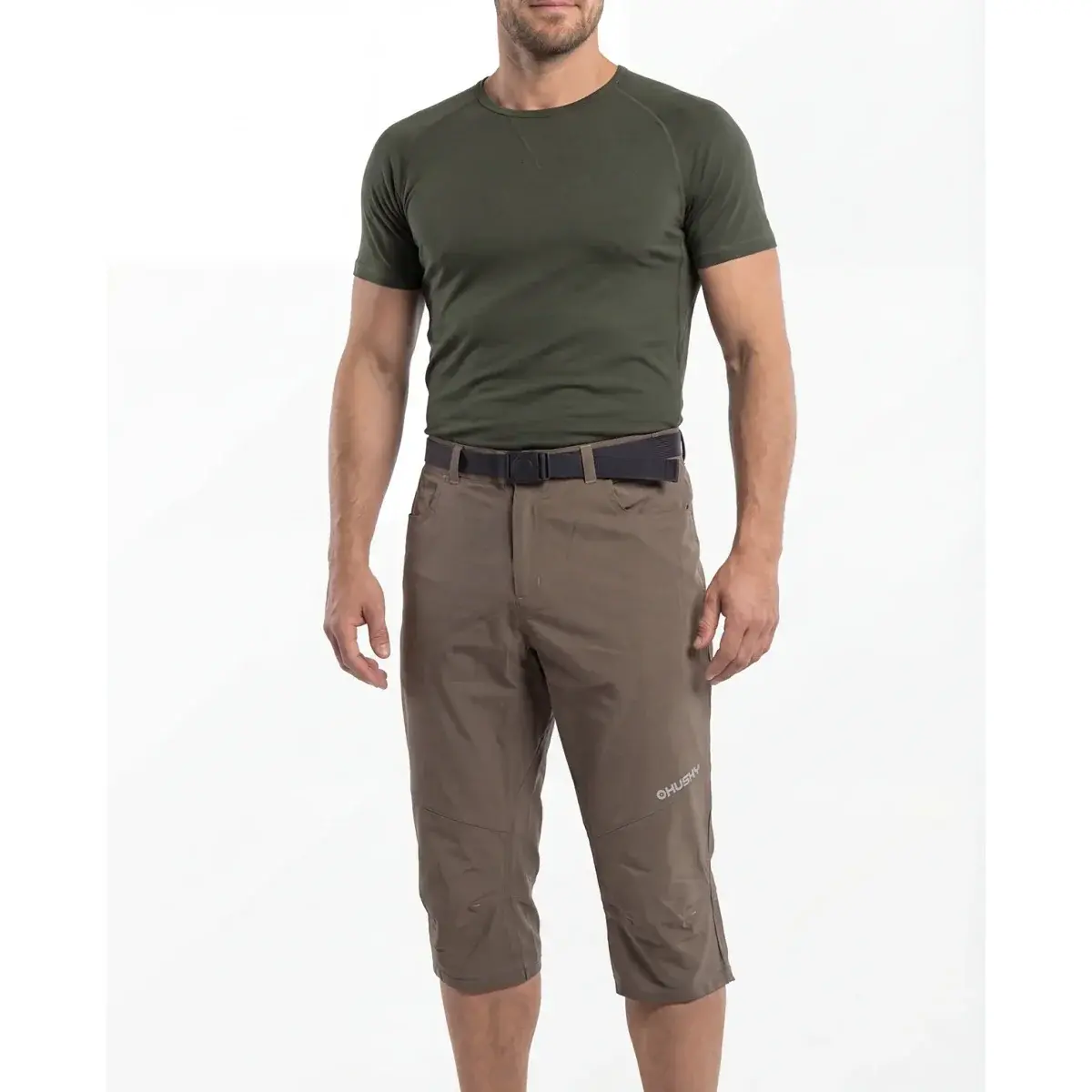 Husky Pánske 3/4 nohavice Husky Klumy M khaki