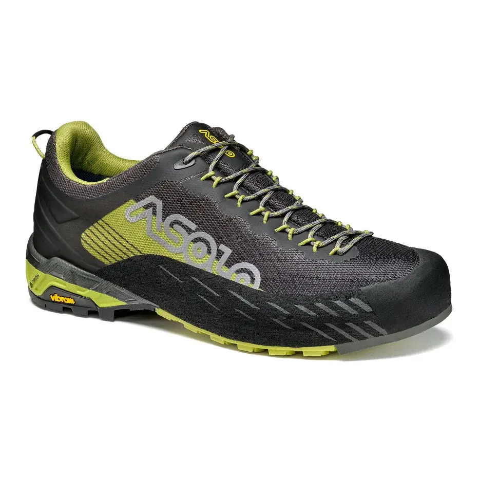 Pánske nástupové a ferratové topánky Asolo Eldo GV MM Green oasis/smokey grey