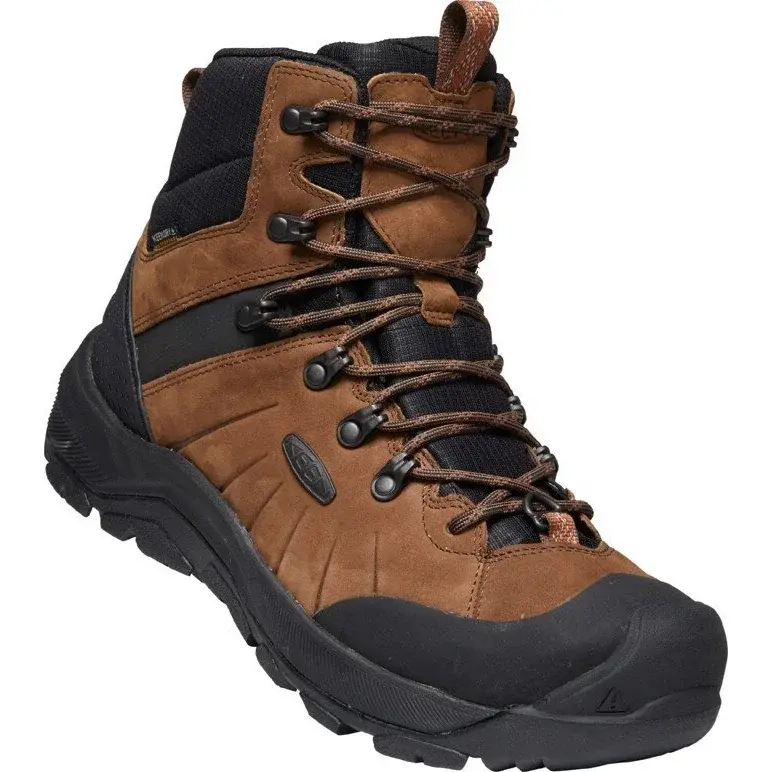 KEEN Pánske členkové topánky KEEN Revel IV MID POLAR MEN dark earth/caramel cafe