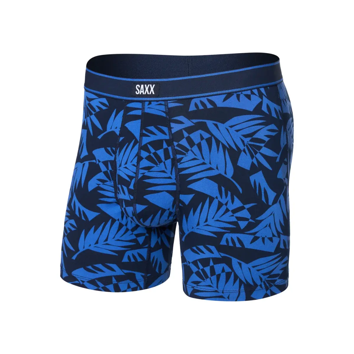 Pánske boxerky SAXX Daytripper Boxer Brief Fly Palm Frond-Maritime