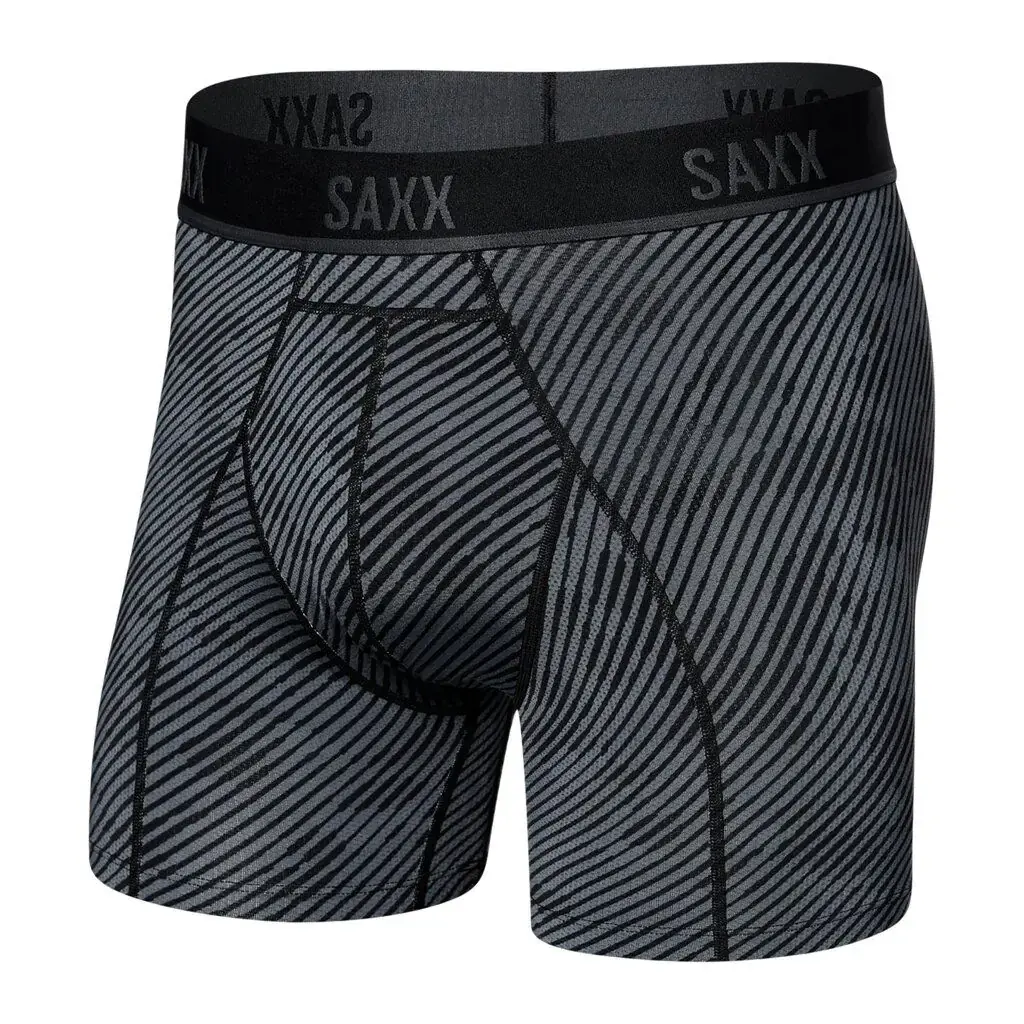 SAXX Pánske boxerky SAXX Kinetic L-C Mesh Boxer Brief optic camo-black