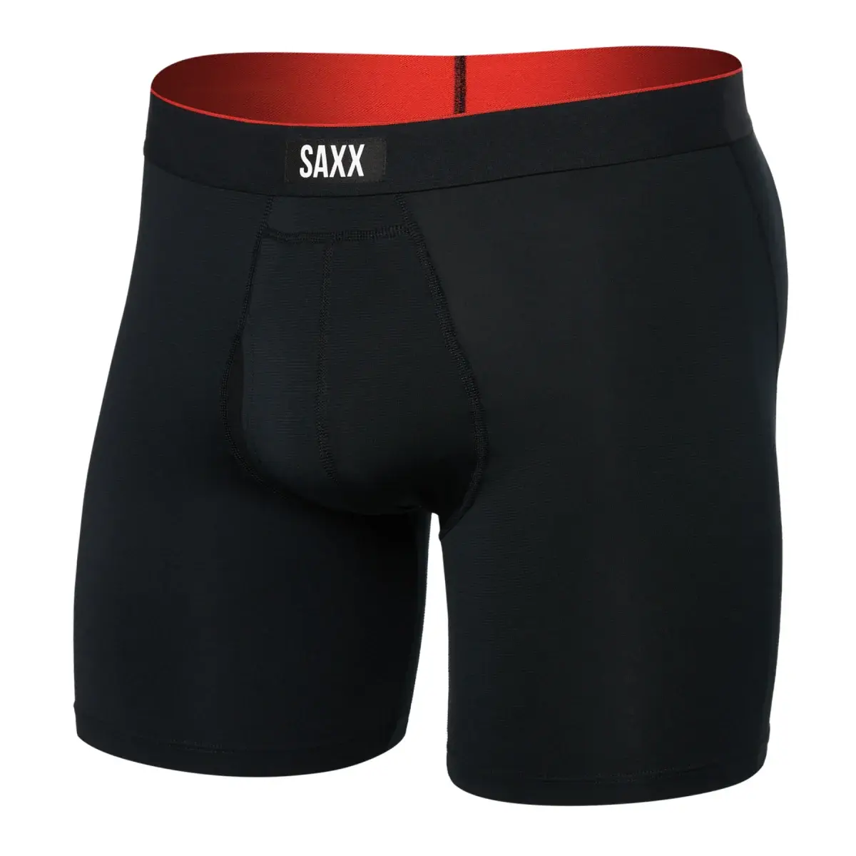 SAXX Pánske boxerky SAXX Multi-Sport Mesh Boxer Brief Fly Black