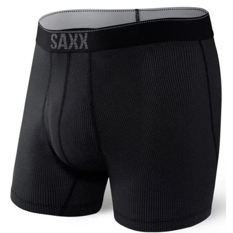 SAXX Pánske boxerky SAXX Quest QDM Boxer Brief Fly black II
