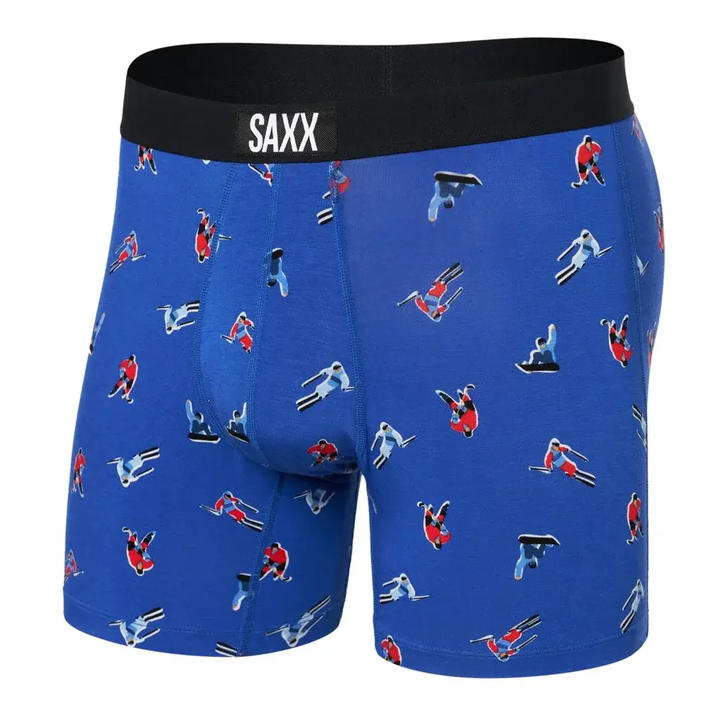 Pánske boxerky SAXX Vibe Super Soft Boxer Brief winter action-sport blue