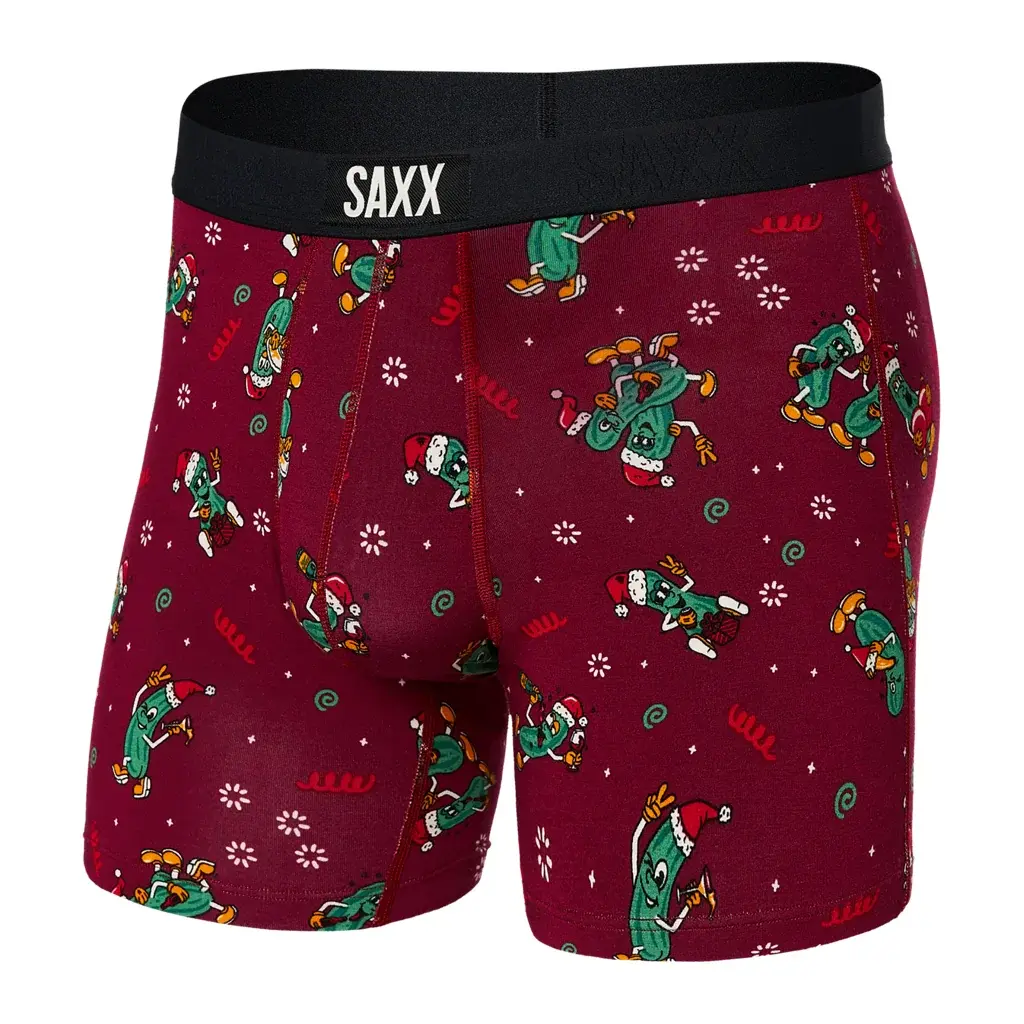 SAXX Pánske boxerky SAXX Viber Super Soft BB pickled-merlot
