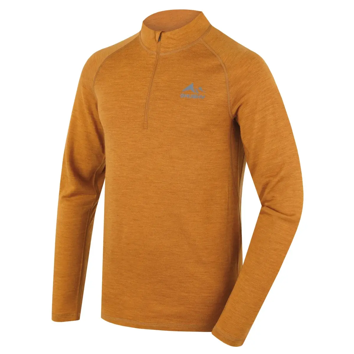 Pánske funkčné merino tričko Husky Merow Zip M mustard