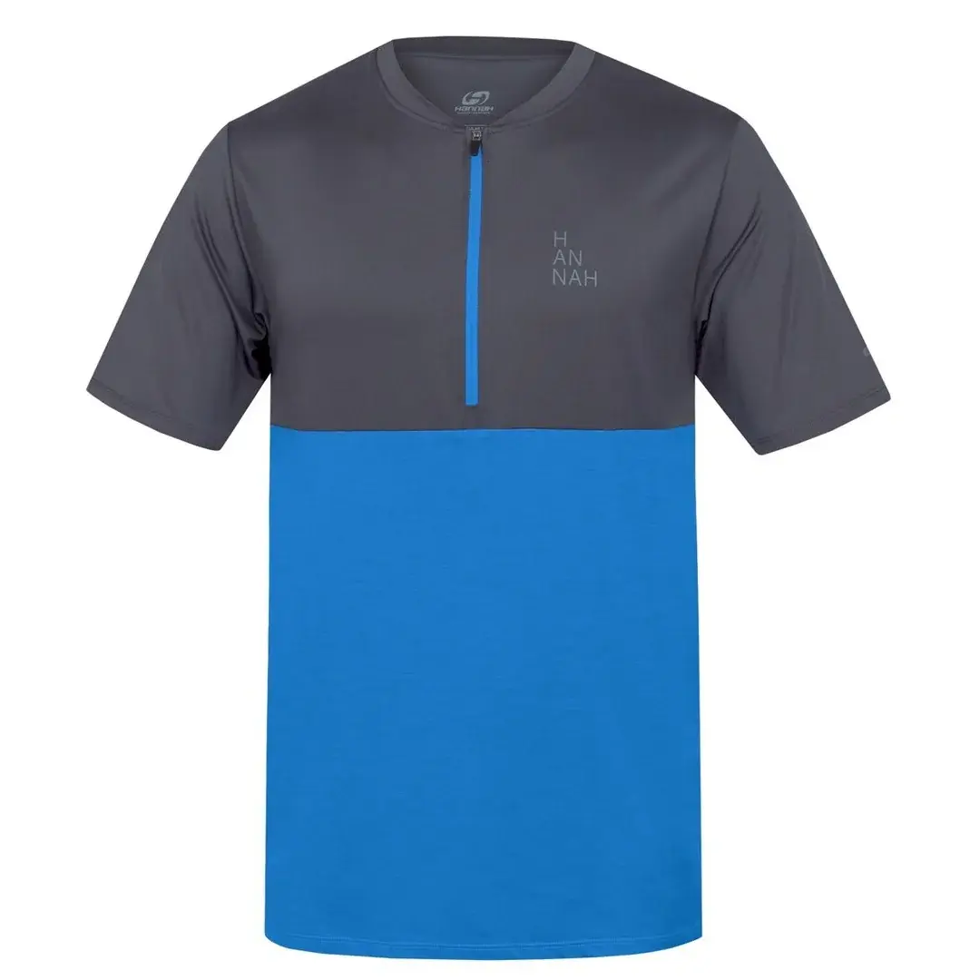 Hannah Pánske funkčné tričko Hannah Sanvi Asphalt/french blue mel