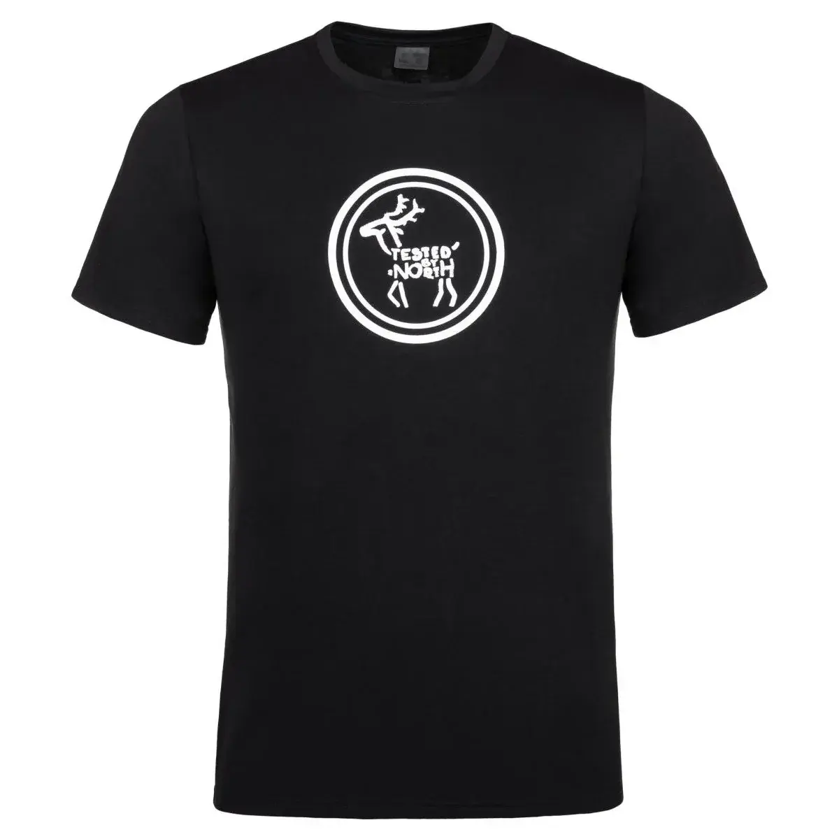 Kilpi Pánske funkčné tričko Kilpi BRANDYS-M svetlo šedá XXL čierna 3XL