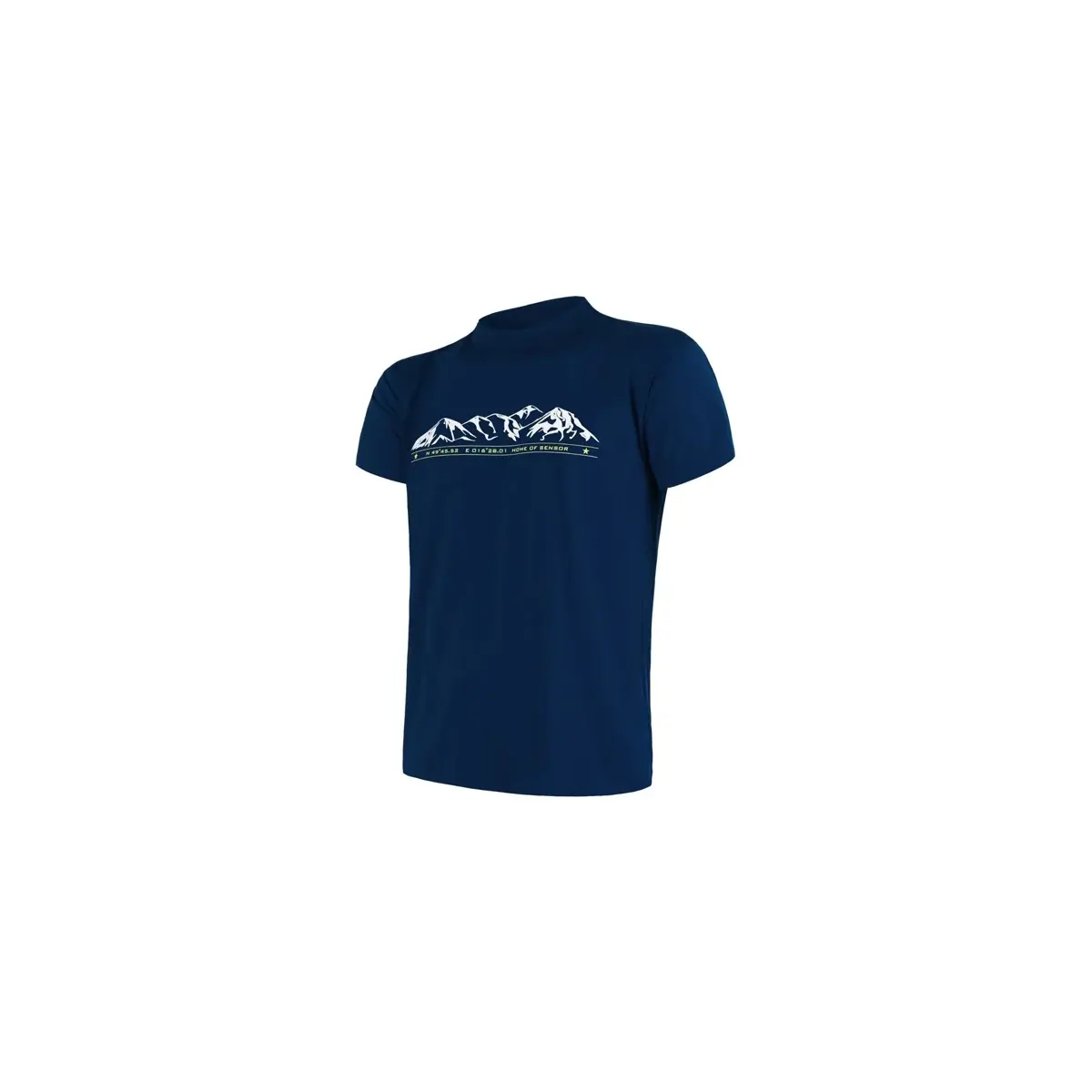 Sensor Pánske funkčné tričko Sensor Coolmax Tech Mountains Limited Deep blue