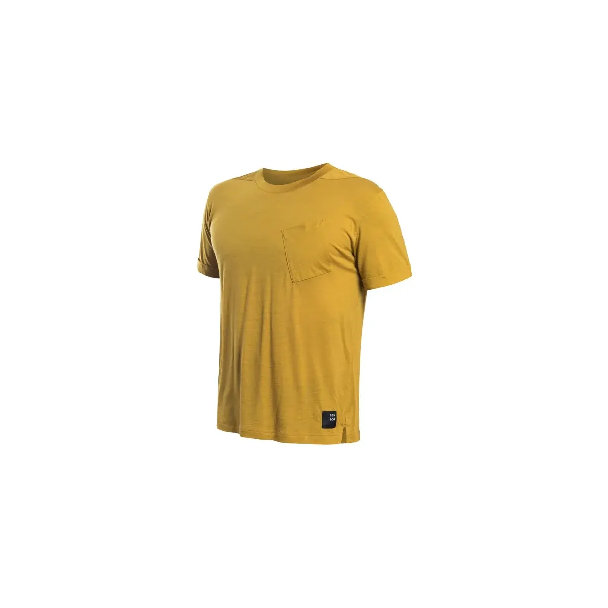 Sensor Pánske funkčné tričko Sensor Merino Air Traveller Mustard