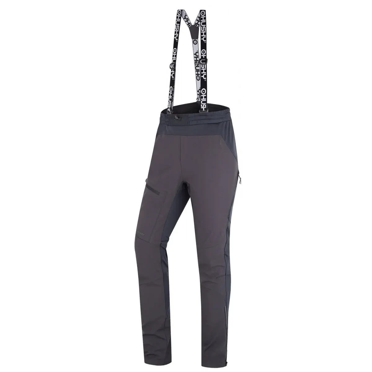 Pánske softshellové nohavice Husky Kixees M dk. grey