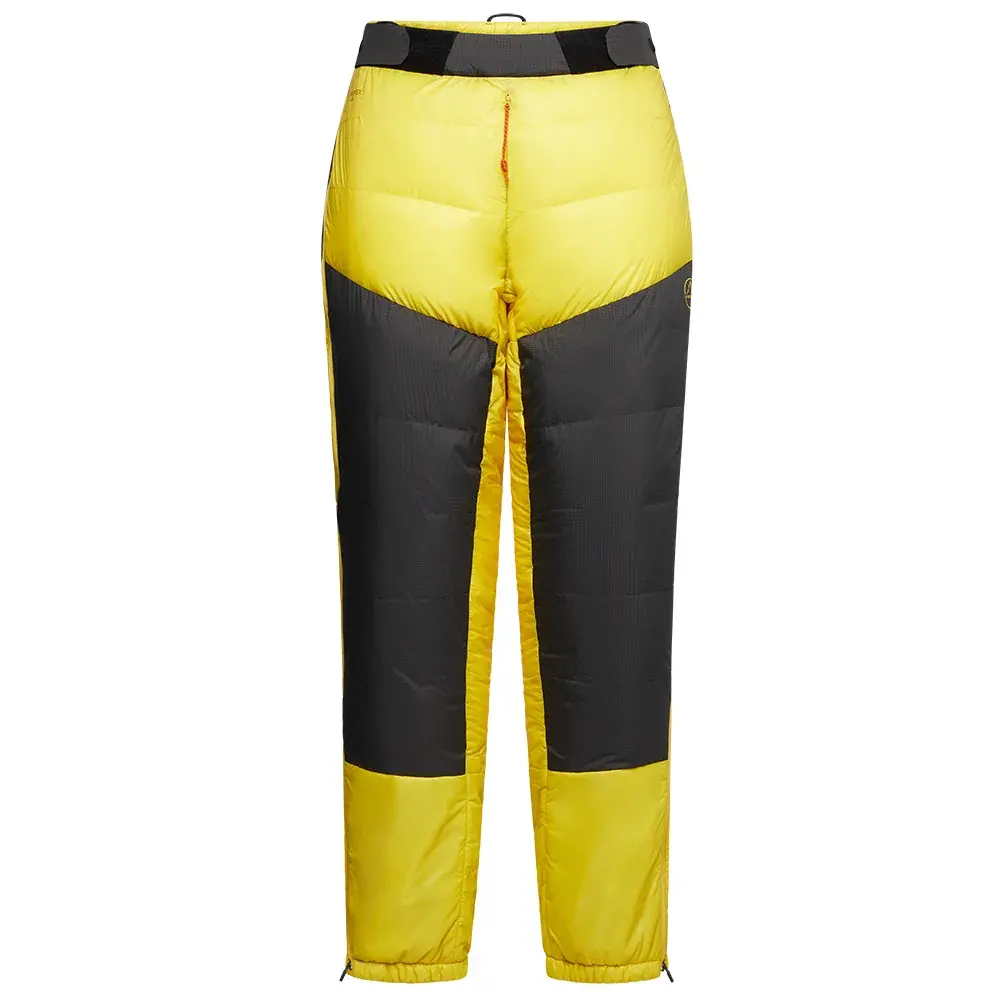 La Sportiva Pánske nohavice La Sportiva Olympus Tech Down Pant yellow/black