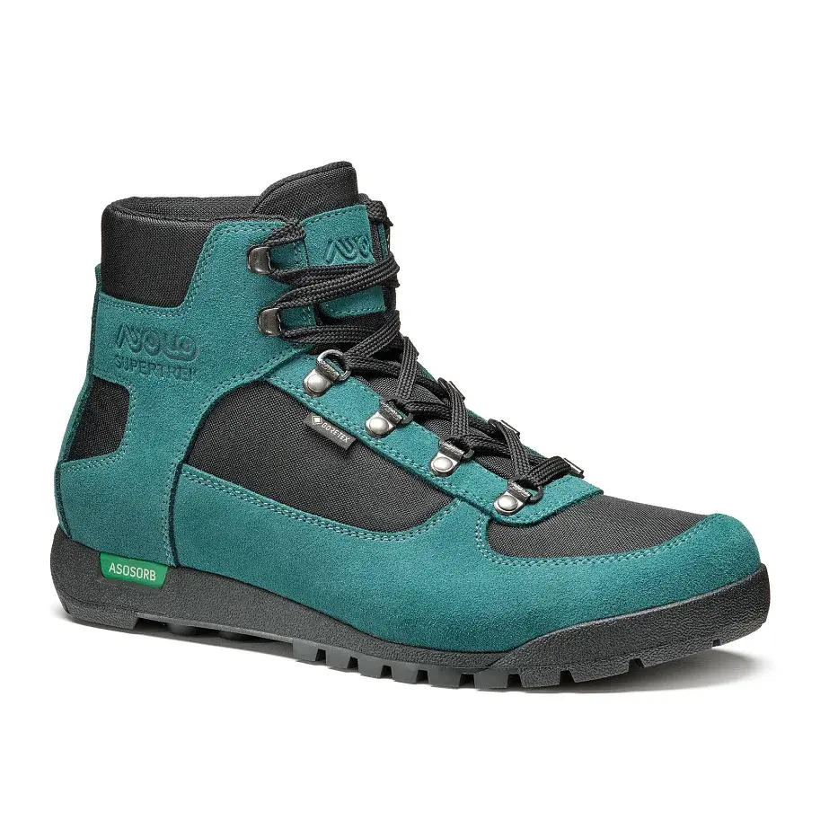 Asolo Pánske členkové topánky Asolo Supertrek GTX MM petroleum/black
