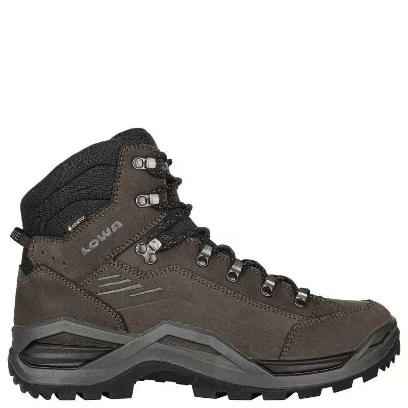Lowa Pánske členkové turistické topánky Lowa Renegade EVO GTX MID dark brown/black