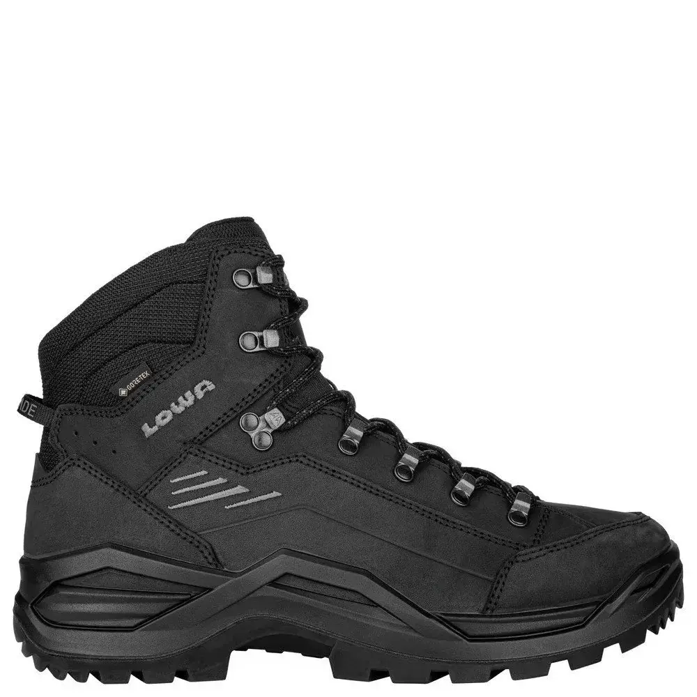 Lowa Pánske členkové turistické topánky Lowa Renegade EVO GTX MID Wide deep black