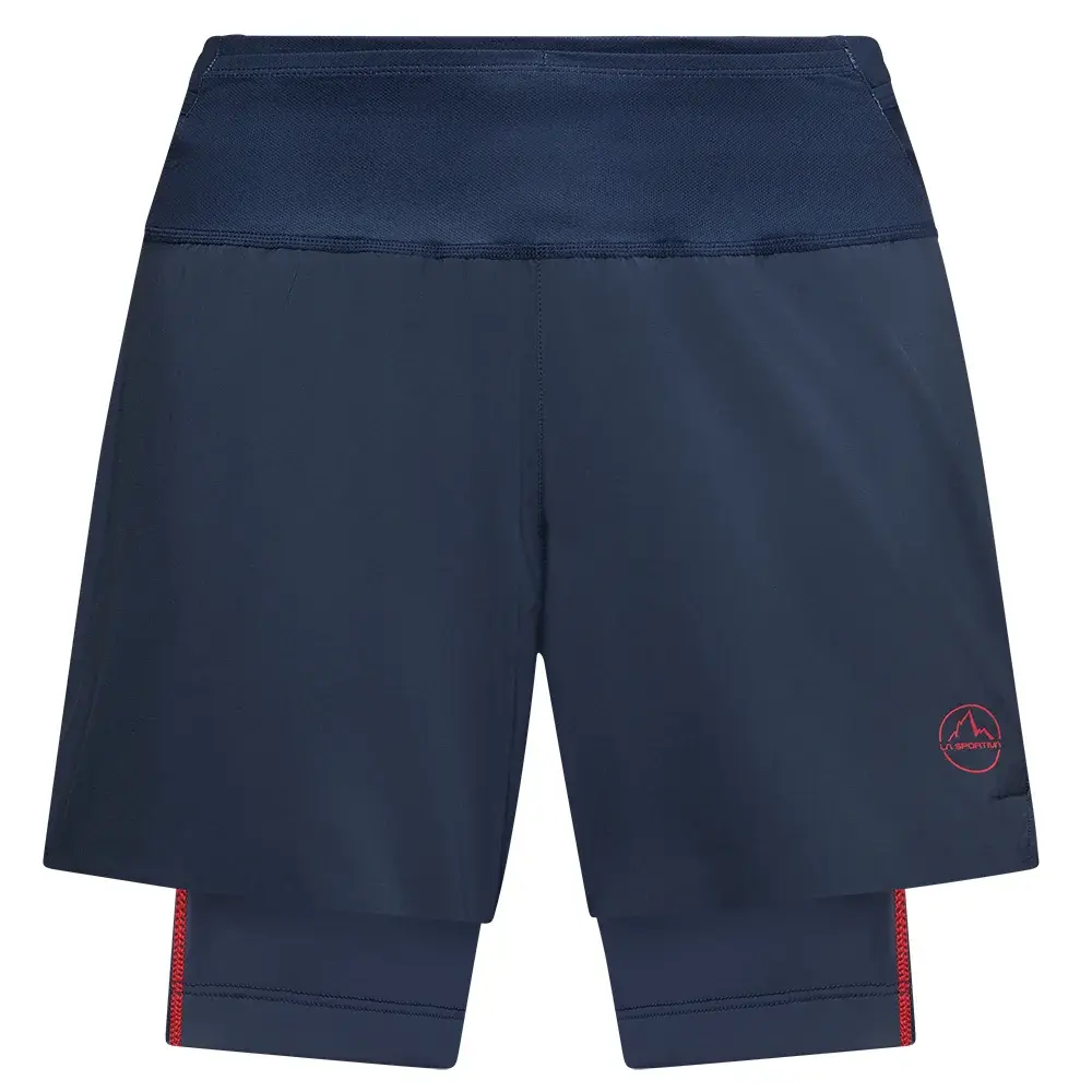 La Sportiva Pánske kraťasy La Sportiva ULTRA DISTANCE SHORTS night sky/mountain red