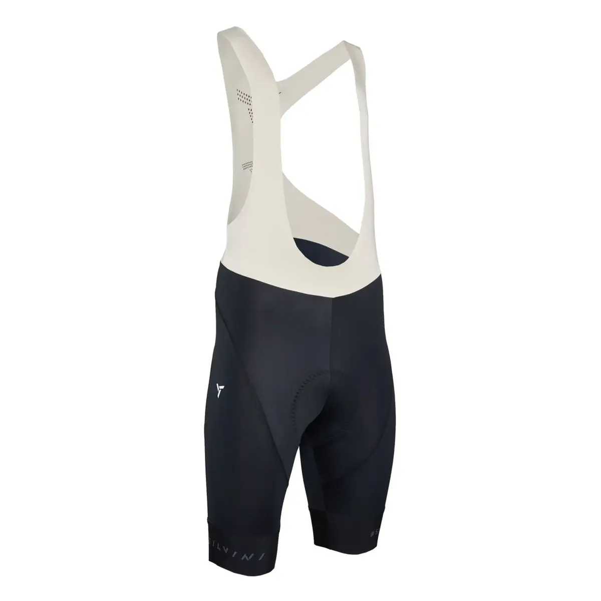 Silvini Pánske kraťasy Silvini s laclem MP2626 Suelo Bib black-cream