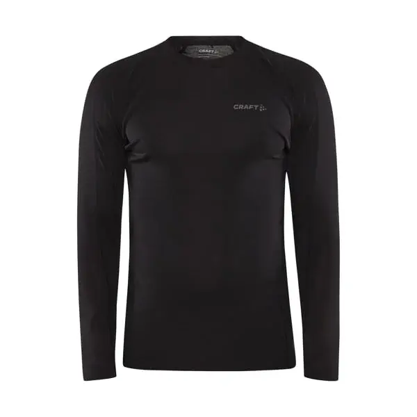 Pánske merino tričko Craft ADV Wool RN LS čierna