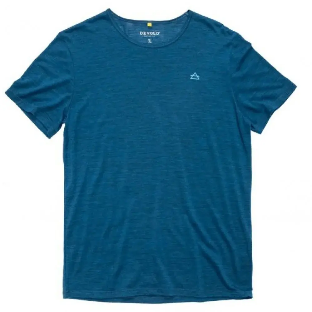 Devold Pánske merino tričko Devold Active Tee Man skydiver