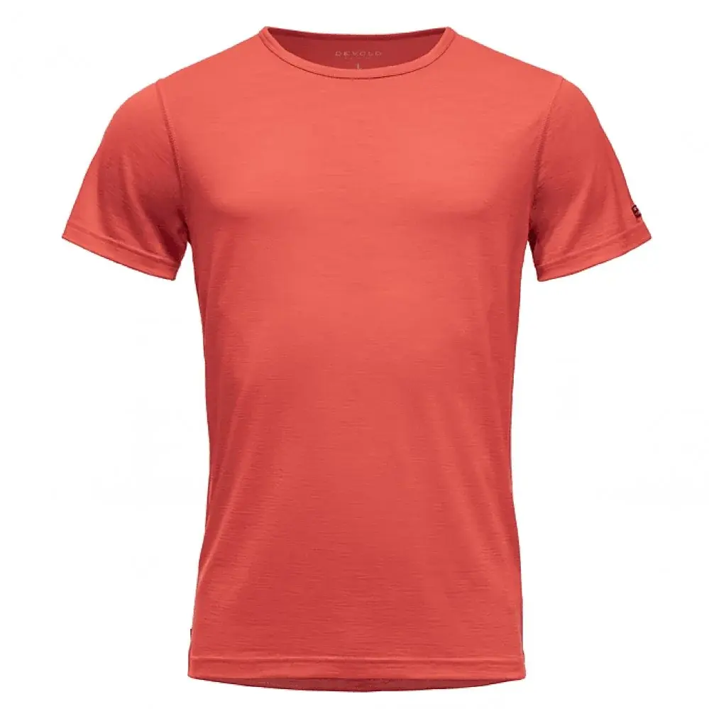 Devold Pánske merino tričko Devold Breeze 150 cayenne