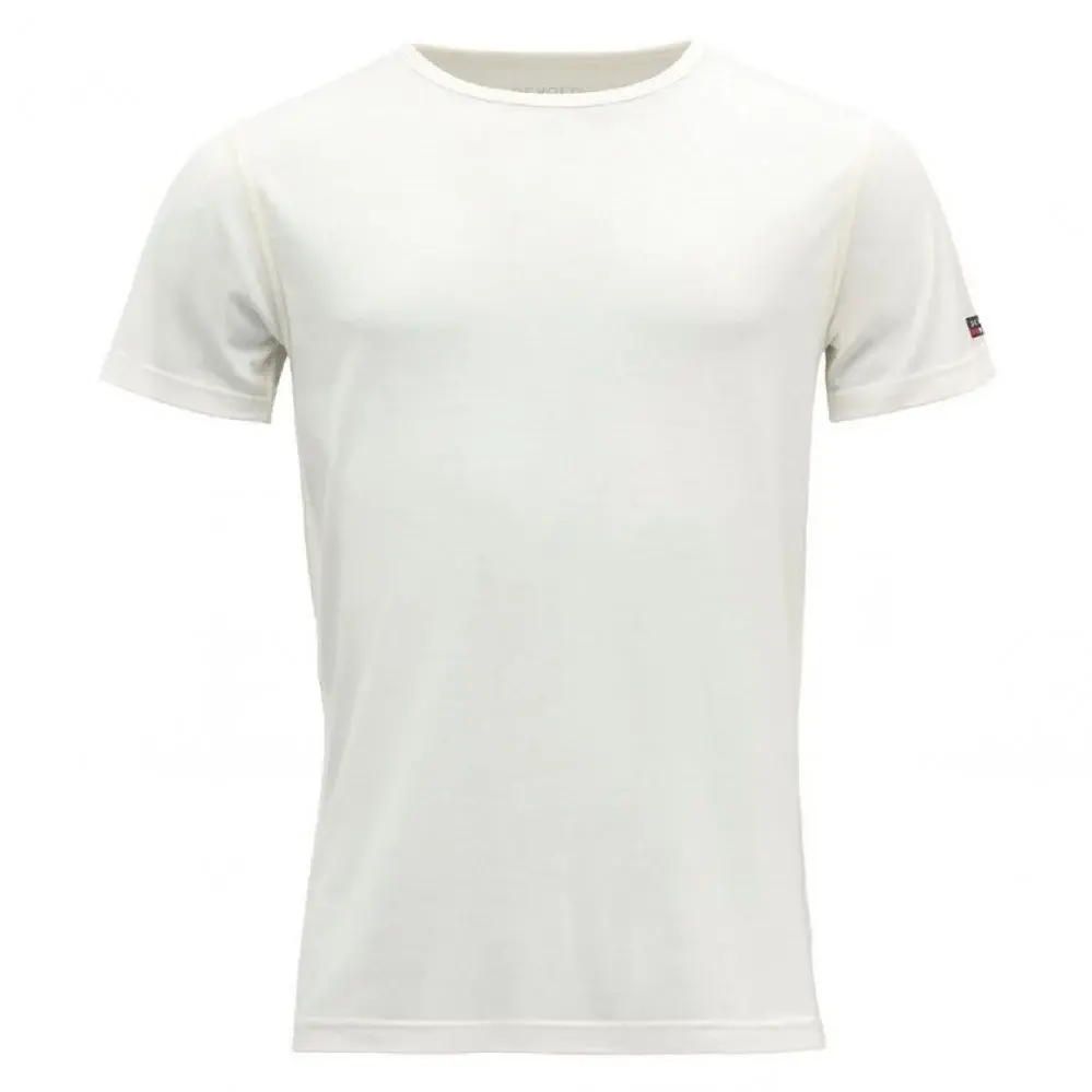 Devold Pánske merino tričko Devold Breeze 150 white