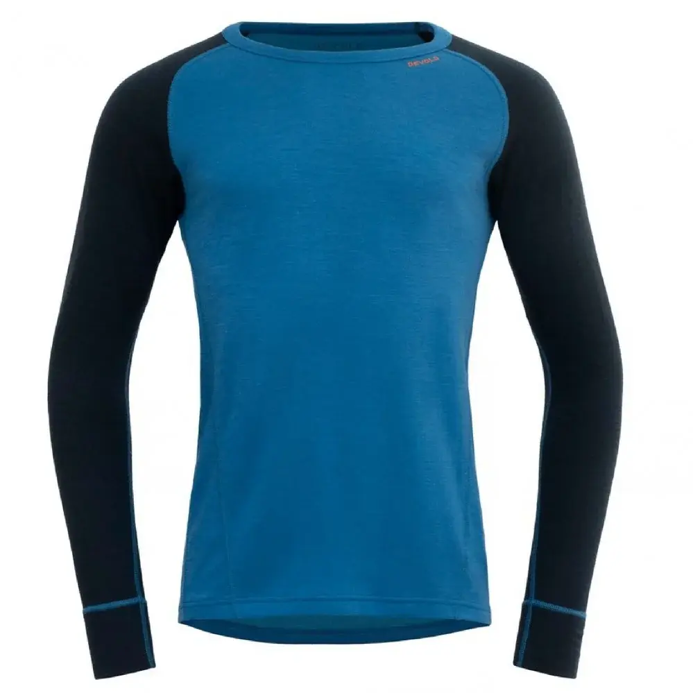 Devold Pánske merino tričko Devold Duo Active 205 Shirt Man blue/ink