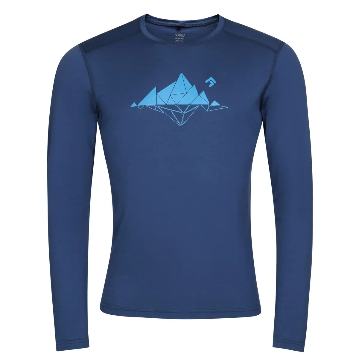 Direct Alpine Pánske merino tričko Direct Alpine FURRY LONG navy (Glacial lake)