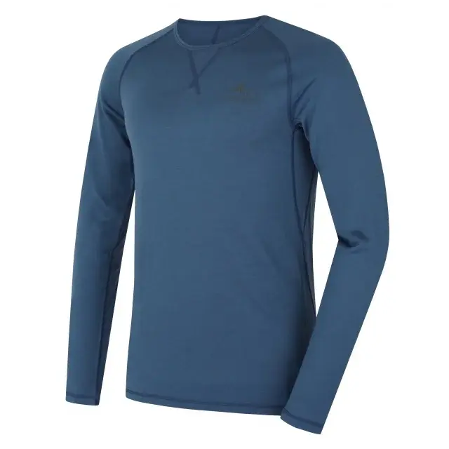 Husky Pánske merino tričko Husky MEROW M blue, veľkosť