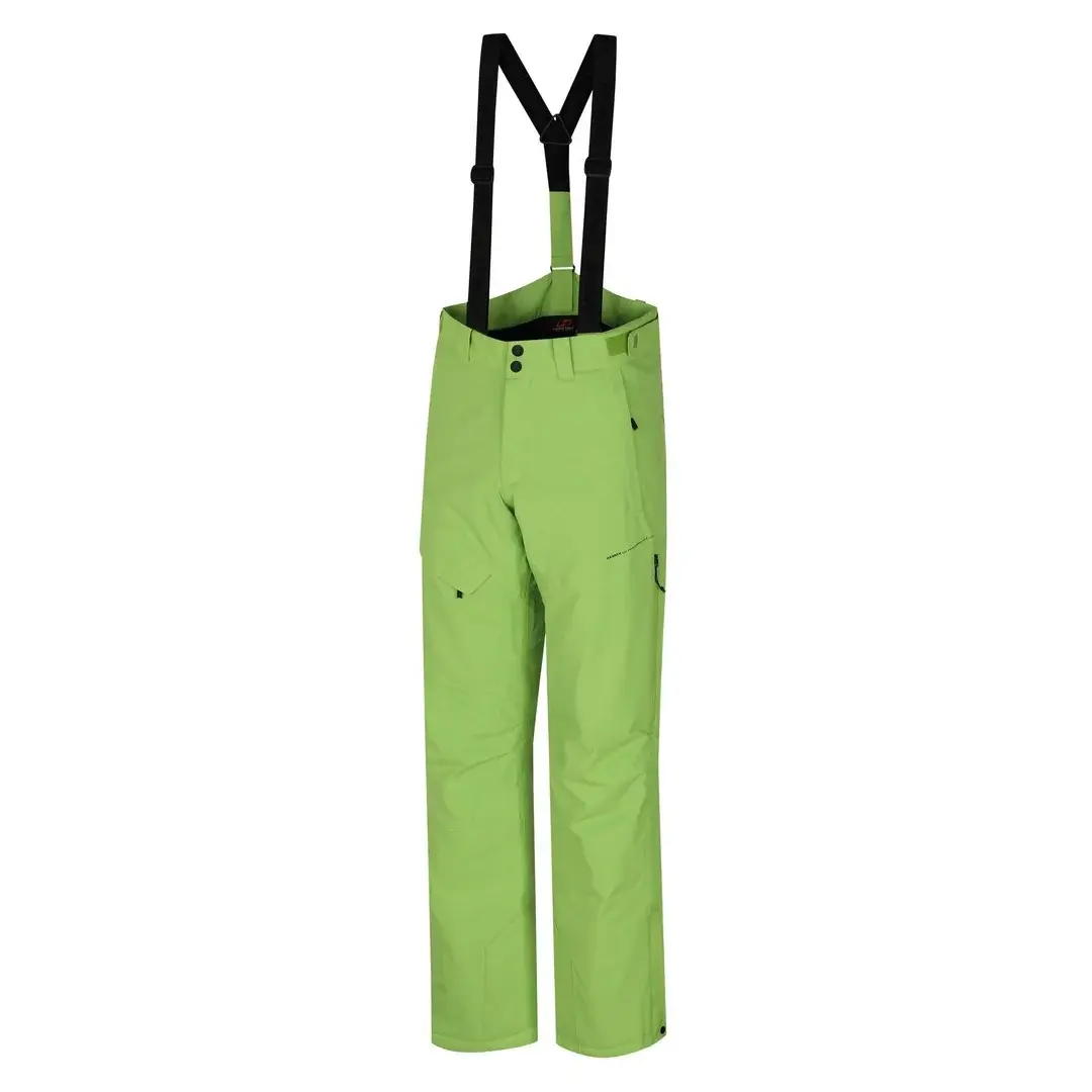 Pánske nepremokavé lyžiarske nohavice Hannah Kasey Lime green II