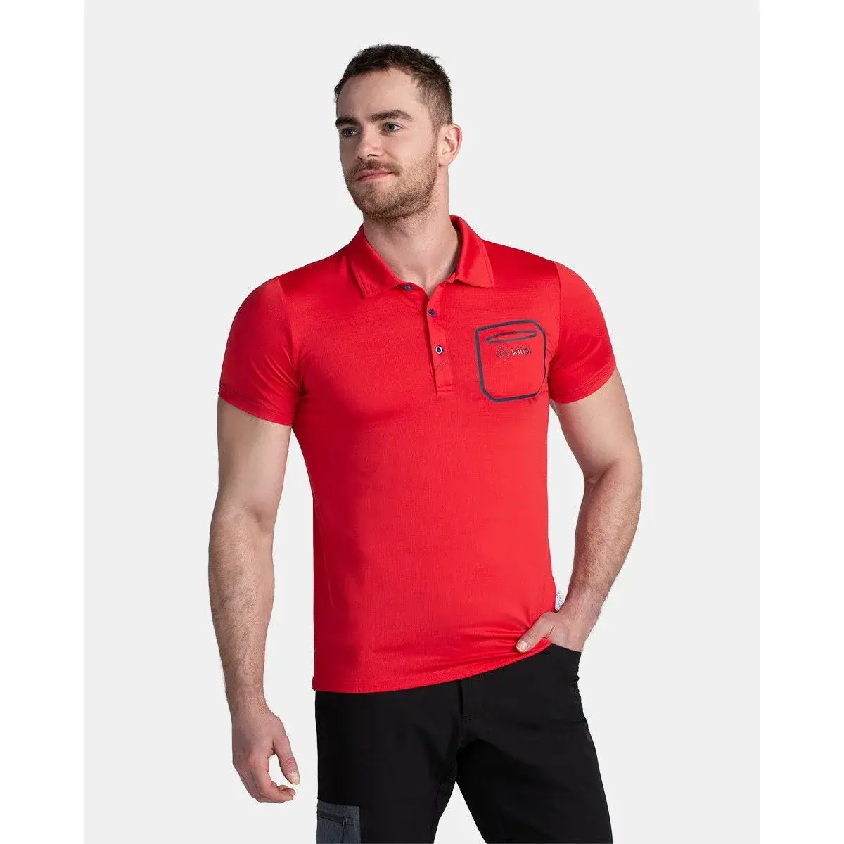 Kilpi Pánske polo tričko Kilpi GIVRY-M RED
