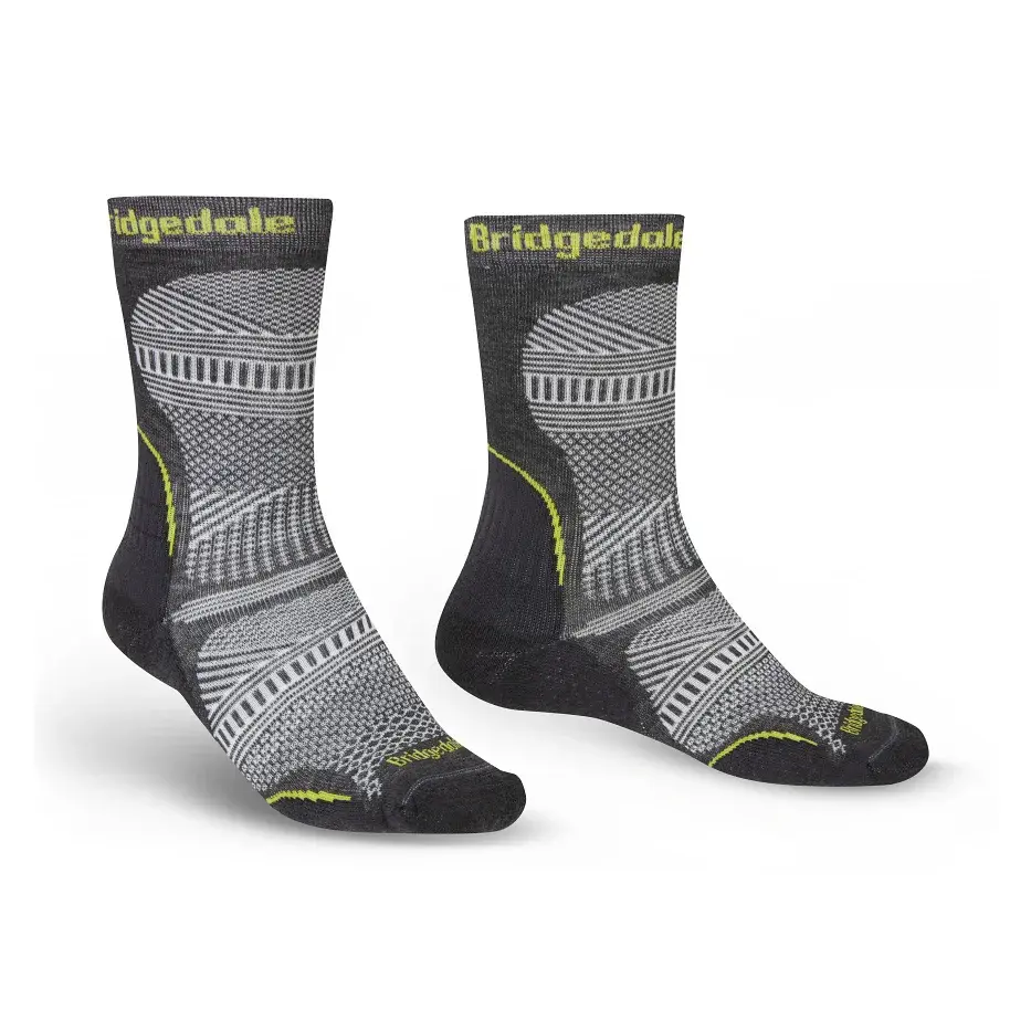 Bridgedale Pánske ponožky Bridgedale Hike UL T2 CP Boot graphite/841