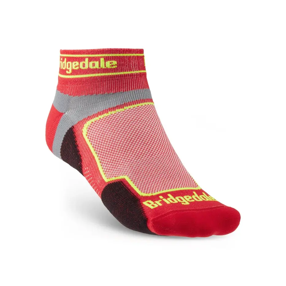 Bridgedale Pánske bežecké ponožky Bridgedale Trail Run UL T2 CS Low red